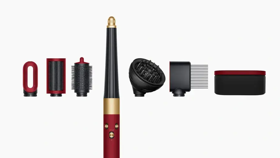 Стайлер для кучерявого волосся Dyson Airwrap i.d. Multi-Styler and Dryer Curly to Coily - Red Velvet/Gold (596928-01) EU