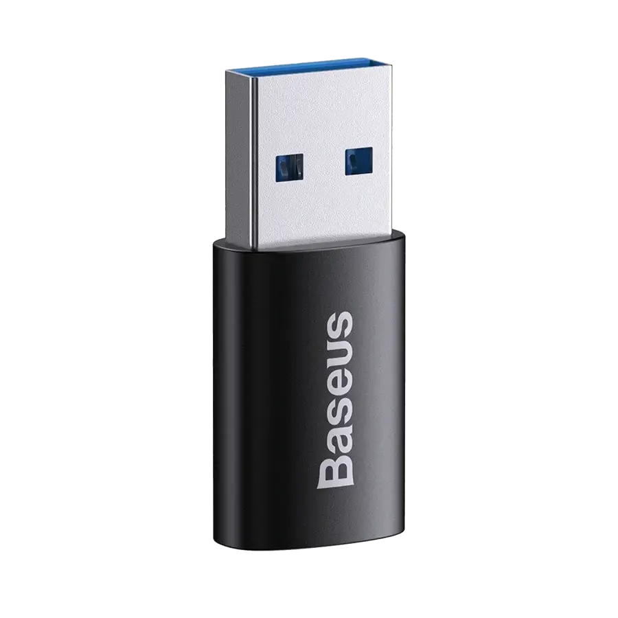 Адаптер Baseus Ingenuity Series Mini OTG Adaptor USB 3.1 to Type-C - Black (ZJJQ000101)