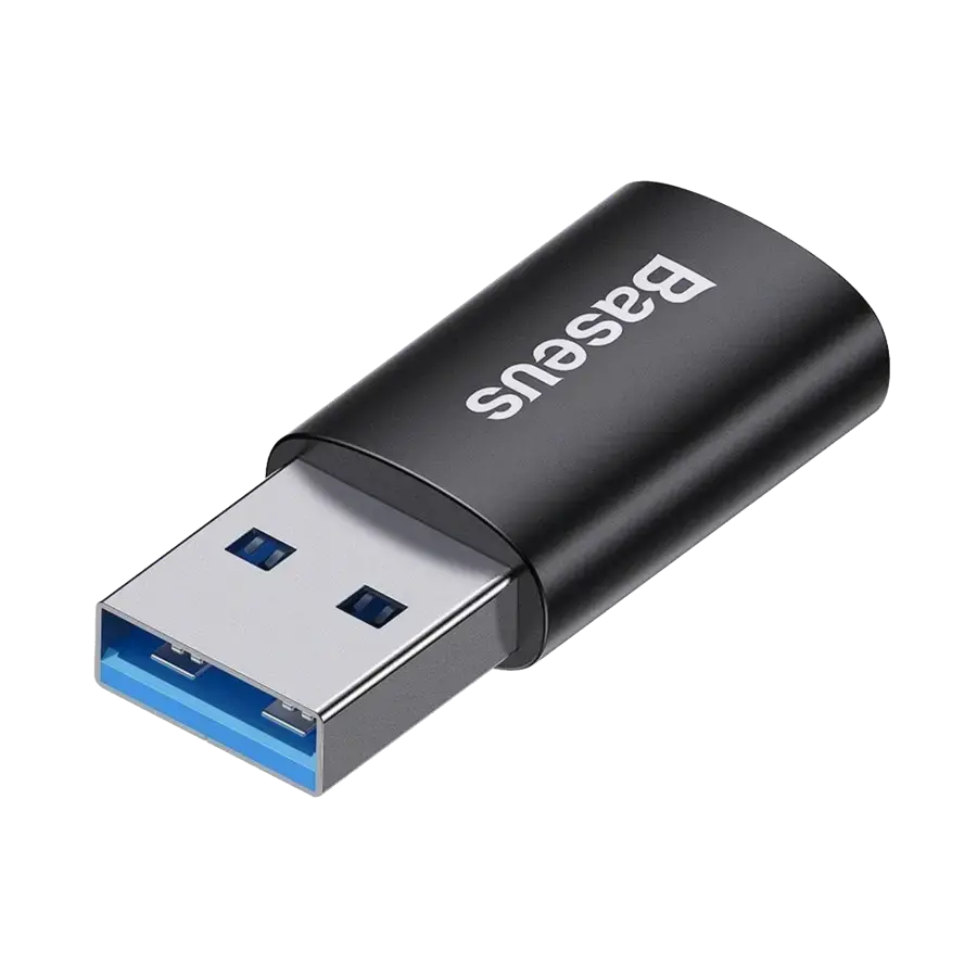 Адаптер Baseus Ingenuity Series Mini OTG Adaptor USB 3.1 to Type-C - Black (ZJJQ000101)