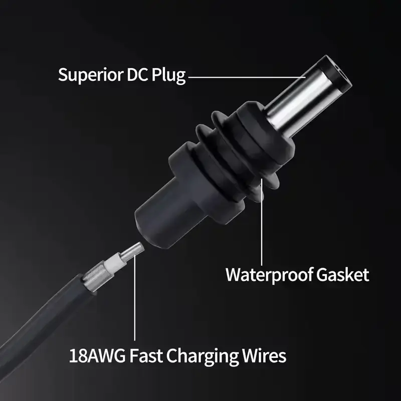 Автомобільний зарядний пристрій DC Cable 3 метри для живлення Starlink Mini