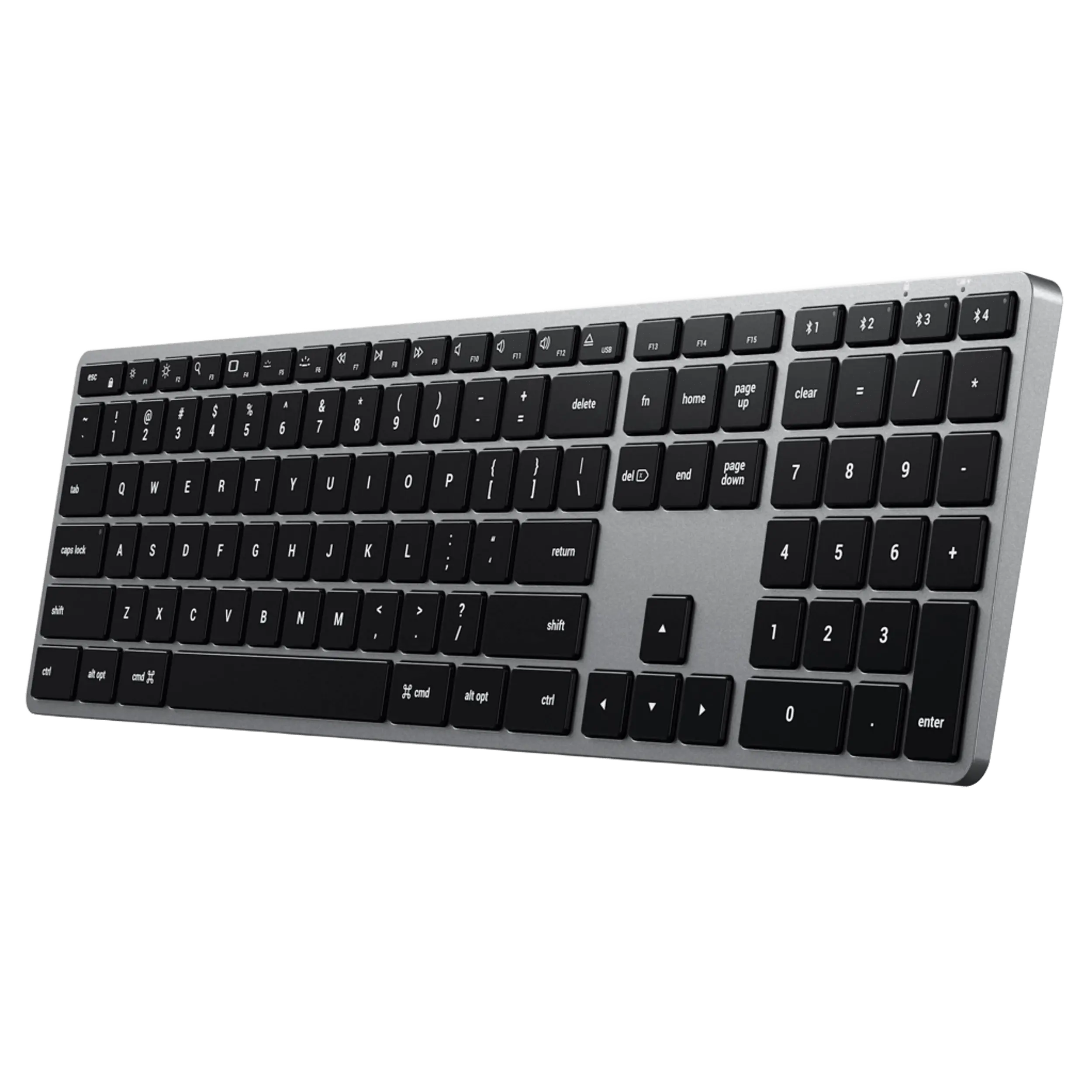 Бездротова клавіатура з підсвіткою Satechi X3 Slim Mechanical Backlit Bluetooth Keyboard - Space Gray (ST-BTSX3M)