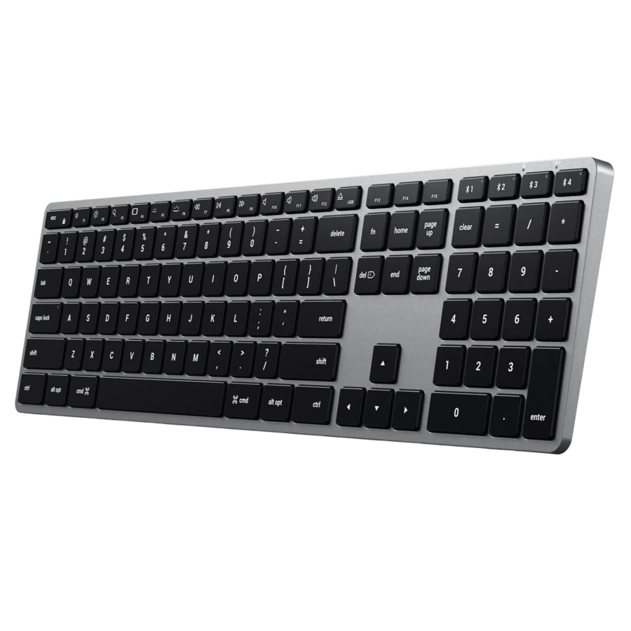 Бездротова клавіатура з підсвіткою Satechi X3 Slim Mechanical Backlit Bluetooth Keyboard - Space Gray (ST-BTSX3M)