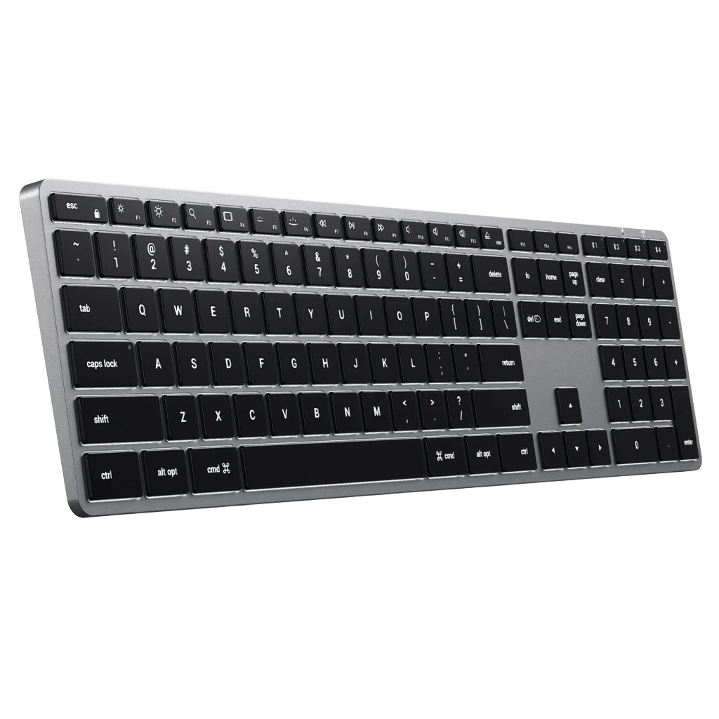 Бездротова клавіатура з підсвіткою Satechi X3 Slim Mechanical Backlit Bluetooth Keyboard - Space Gray (ST-BTSX3M)
