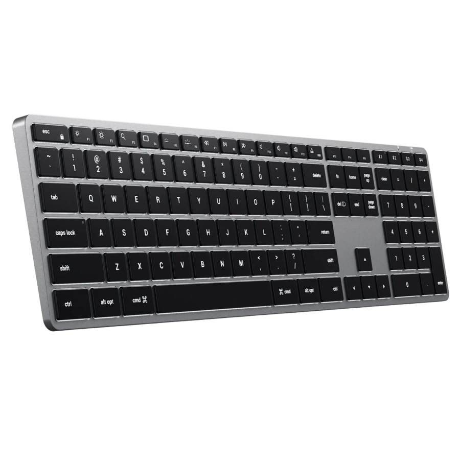 Бездротова клавіатура з підсвіткою Satechi X3 Slim Mechanical Backlit Bluetooth Keyboard - Space Gray (ST-BTSX3M)