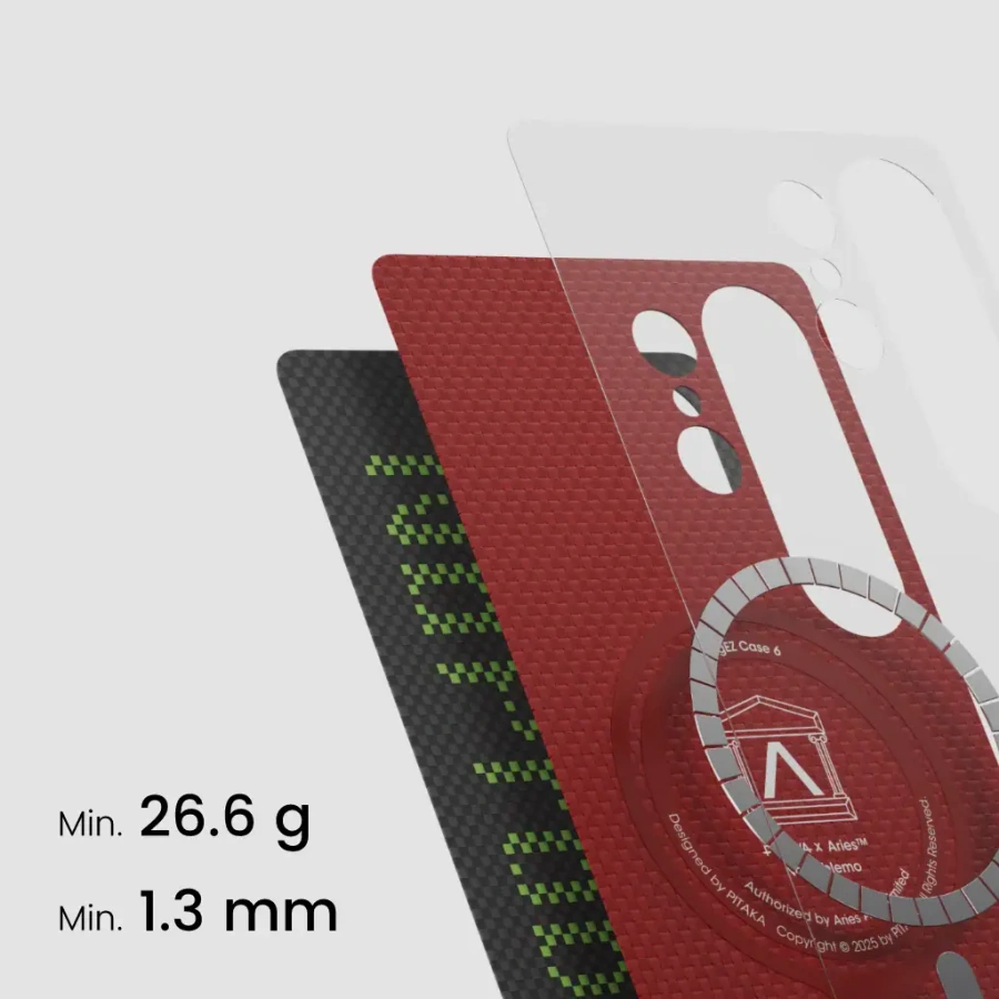 Чехол Pitaka Aries Tactile Woven Case for Samsung Galaxy S25 Ultra - NoProblemo (AS2501UNOP)