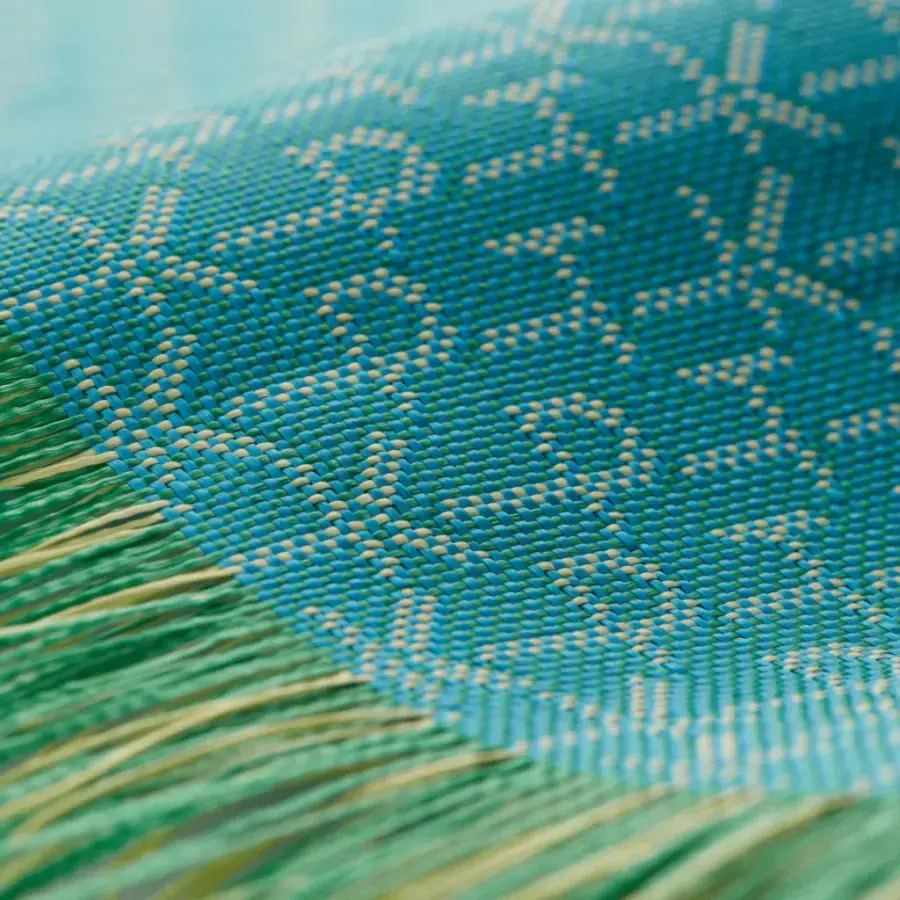 Чохол Pitaka Tactile Woven Case Monogram for iPhone 16 Pro - Green/Gold (KI1601PTK)