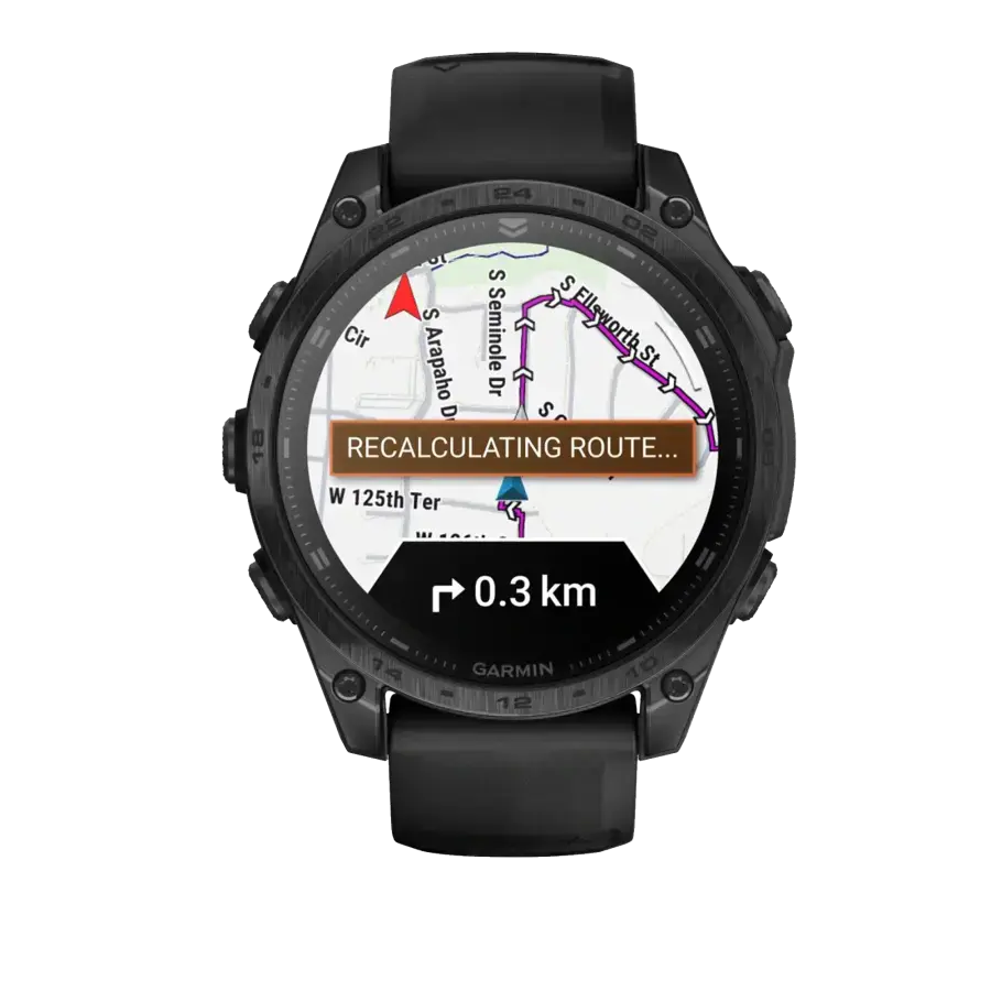 Смарт-годинник Garmin Tactix 8 47 mm AMOLED Includes Applied Ballistics Ultralight Solver (010-03405-01)