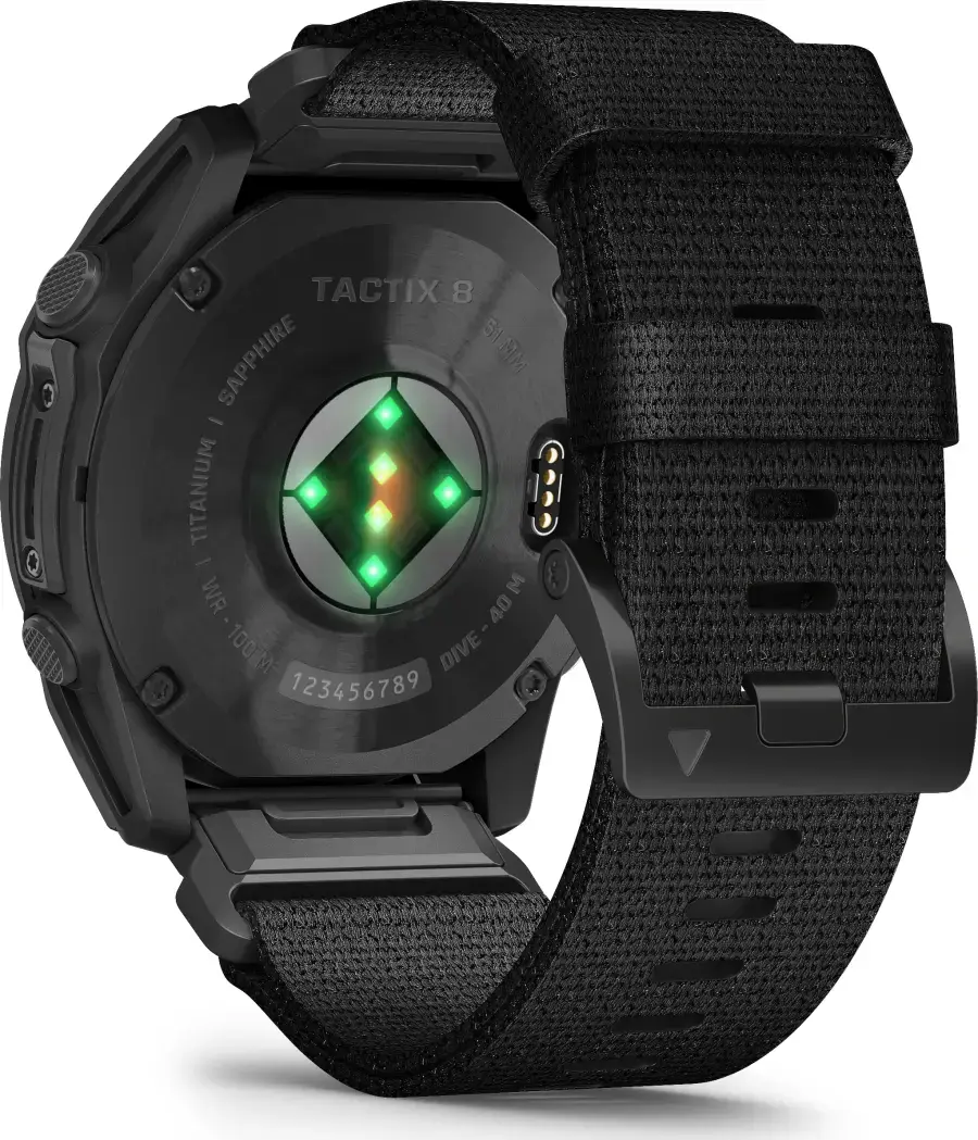 Смарт-годинник Garmin Tactix 8 51 mm AMOLED Includes Applied Ballistics Ultralight Solver (010-03406-01)