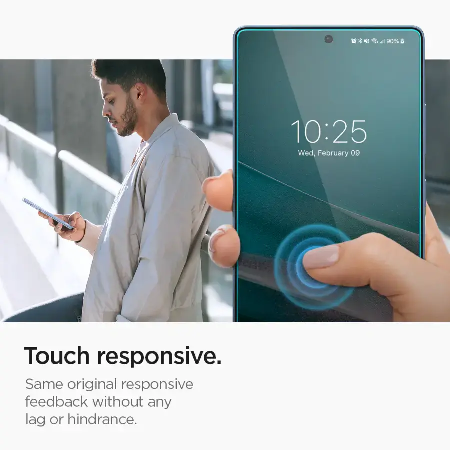 Защитное стекло Spigen для Samsung Galaxy S25 Ultra - EZ Fit GLAS.tR 1 шт - Clear (AGL09078)