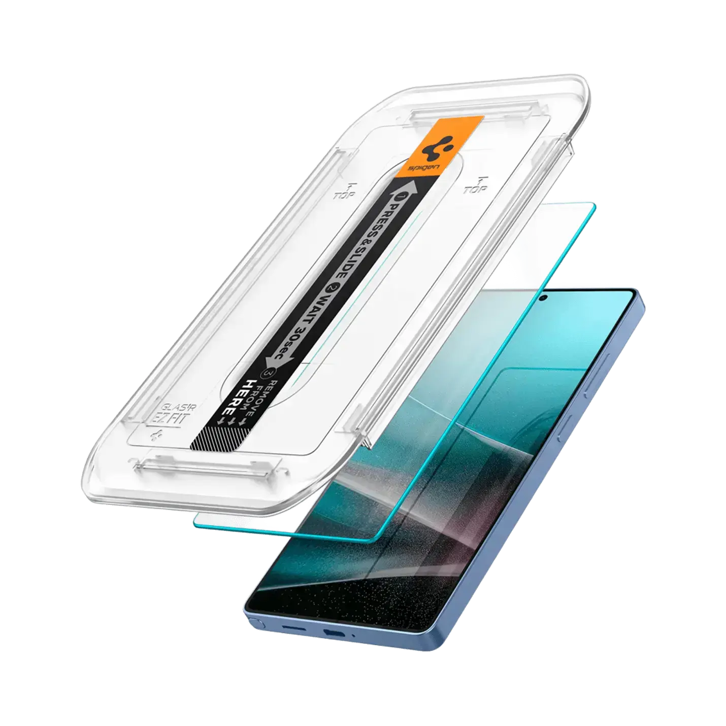 Защитное стекло Spigen для Samsung Galaxy S25 Ultra - EZ Fit GLAS.tR 1 шт - Clear (AGL09078)