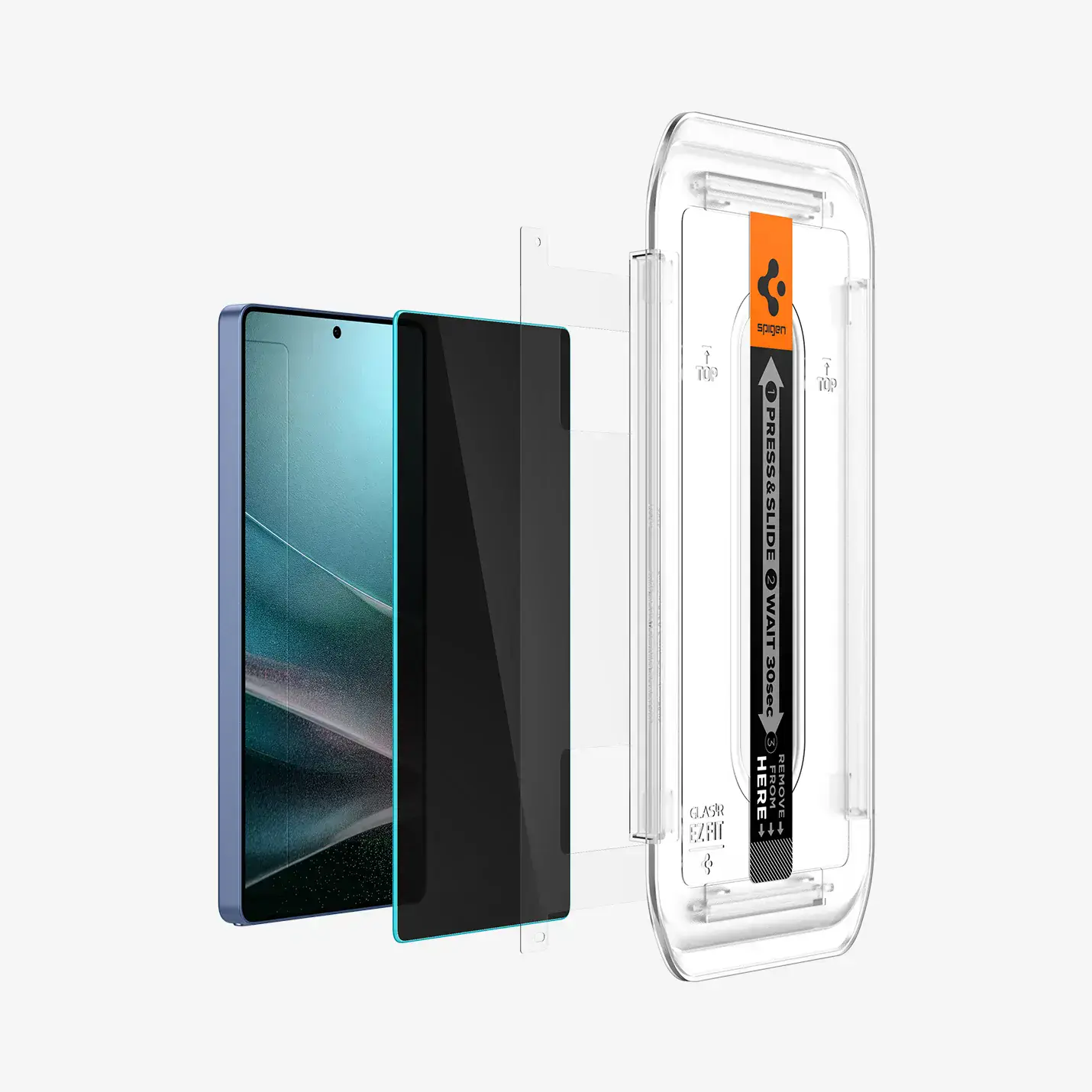 Защитное стекло Spigen для Samsung Galaxy S25 Ultra - EZ Fit GLAS.tR 1 шт - Privacy (AGL09221)
