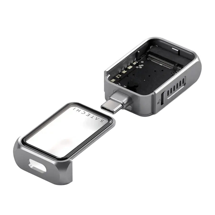 Адаптер для встановлення твердотільного накопичувача Satechi Mini NVMe SSD Enclosure - Space Grey (ST-E2230M)