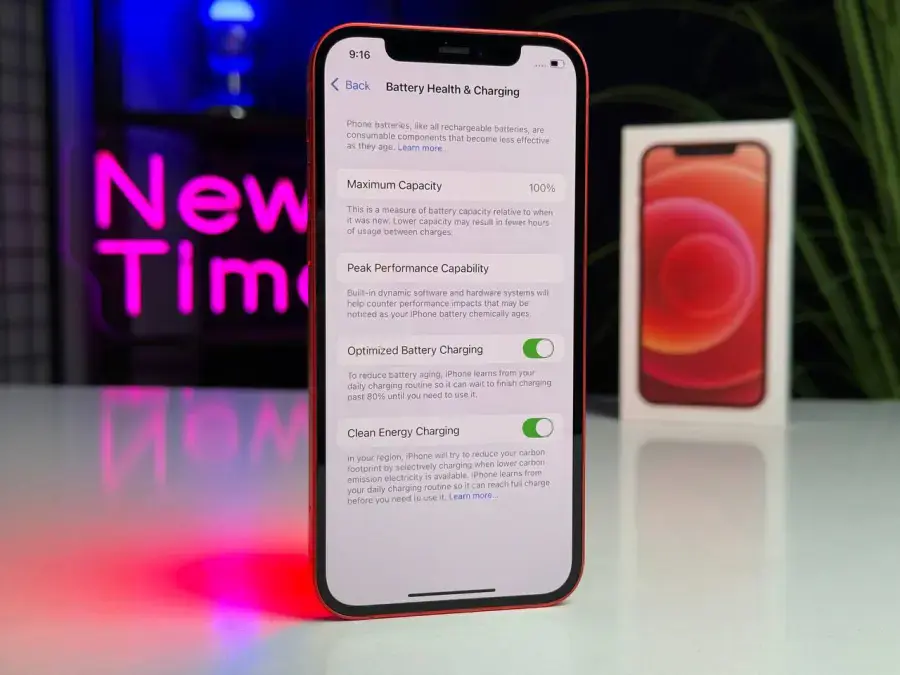 Б/У Apple iPhone 12 64GB (PRODUCT) RED (MGH83, MGJ73) - Состояние: хорошее | Аккумулятор: 100% | Комплектация: полный | Гарантия: 1 мес.