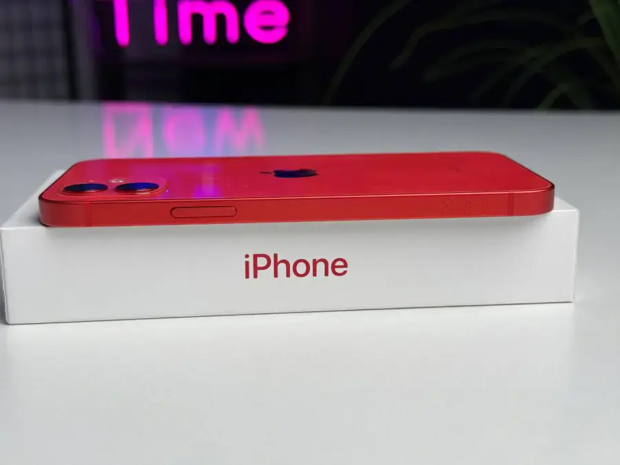 Б/У Apple iPhone 12 64GB (PRODUCT) RED (MGH83, MGJ73) - Состояние: хорошее | Аккумулятор: 100% | Комплектация: полный | Гарантия: 1 мес.