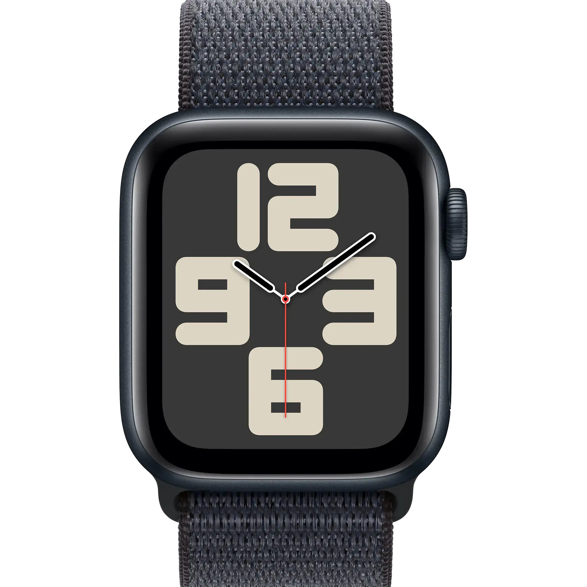 Apple Watch SE 2 2024 GPS + Cellular 40 mm Midnight Aluminum Case with Ink Sport Loop (MXFQ3, MXGA3)