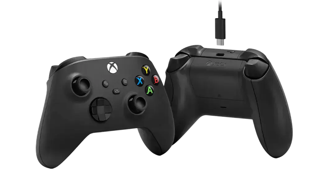 Бездротовий геймпад Microsoft Xbox Series X | S Wireless Controller - Carbon Black + USB Cable (XOA-0010, 1V8-00001, 1V8-00002)