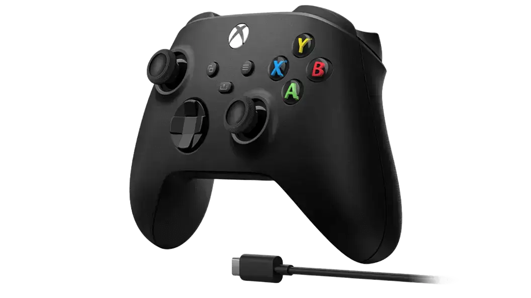 Бездротовий геймпад Microsoft Xbox Series X | S Wireless Controller - Carbon Black + USB Cable (XOA-0010, 1V8-00001, 1V8-00002)
