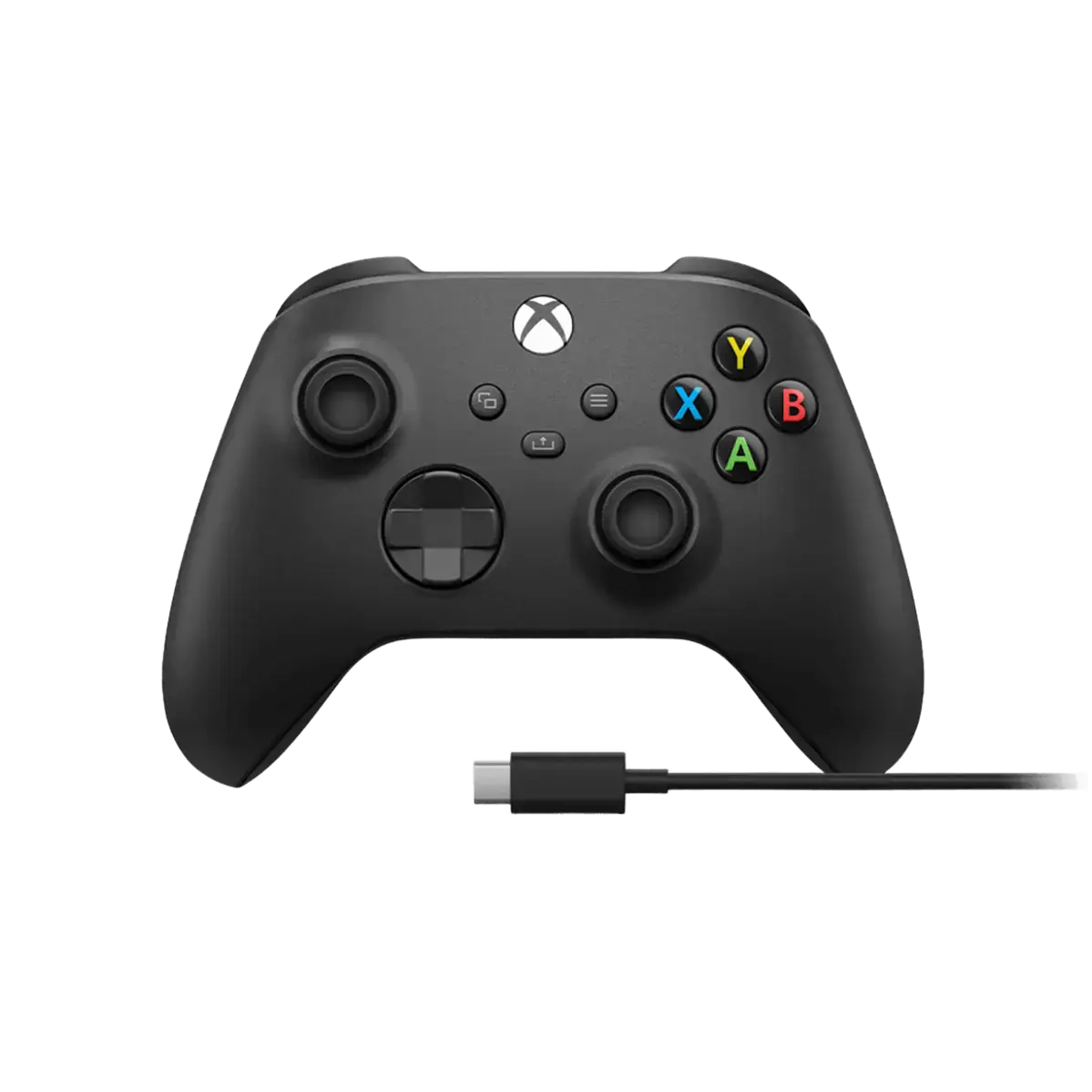 Беспроводной геймпад Microsoft Xbox Series X | S Wireless Controller - Carbon Black + USB Cable (XOA-0010, 1V8-00001, 1V8-00002)