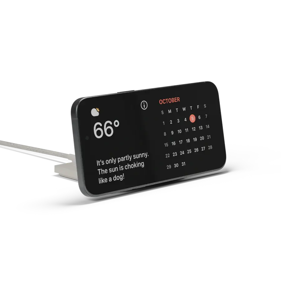 Бездротовий зарядний пристрій Native Union Rise Solo Qi2 Wireless Charger - Sandstone (RS-SL-SAN)