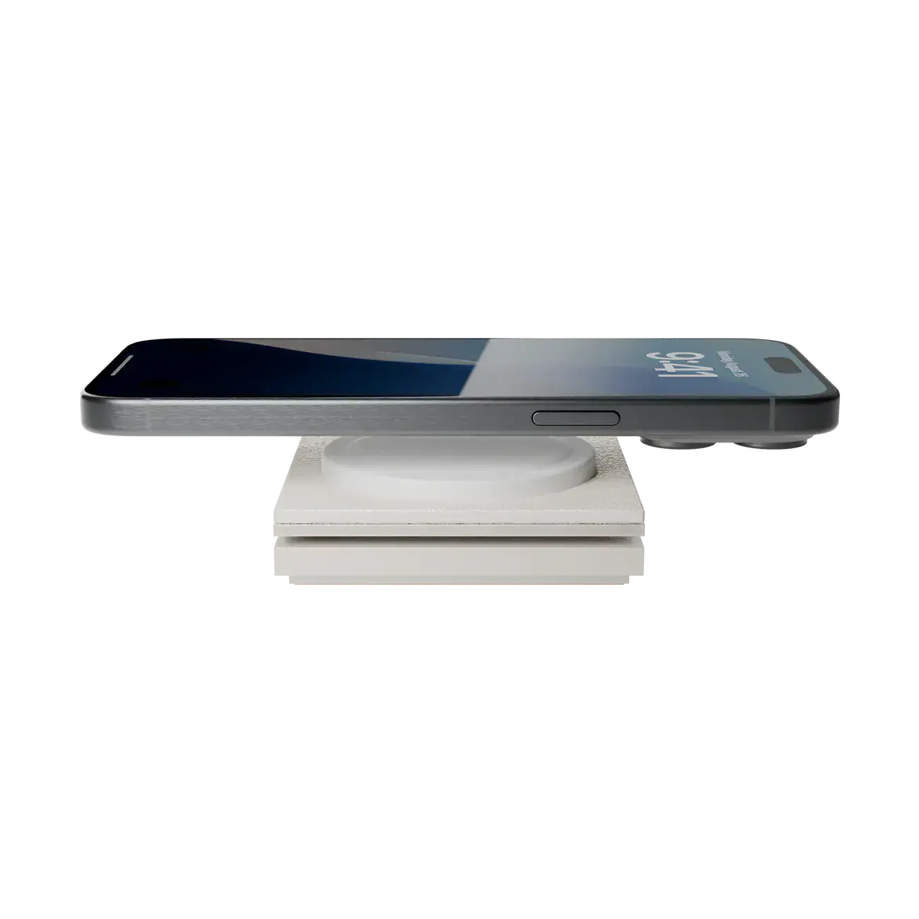 Бездротовий зарядний пристрій Native Union Rise Solo Qi2 Wireless Charger - Sandstone (RS-SL-SAN)