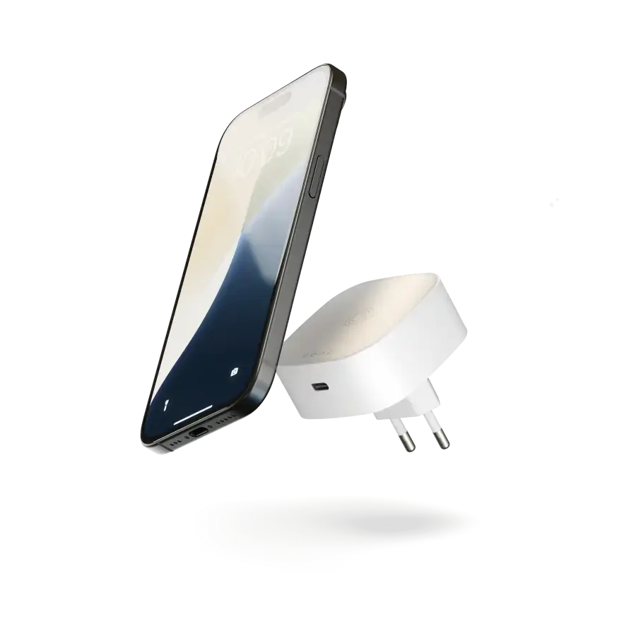 Беспроводное зарядное устройство Zens Wireless Charging Adapter - White (ZESC18W/00)