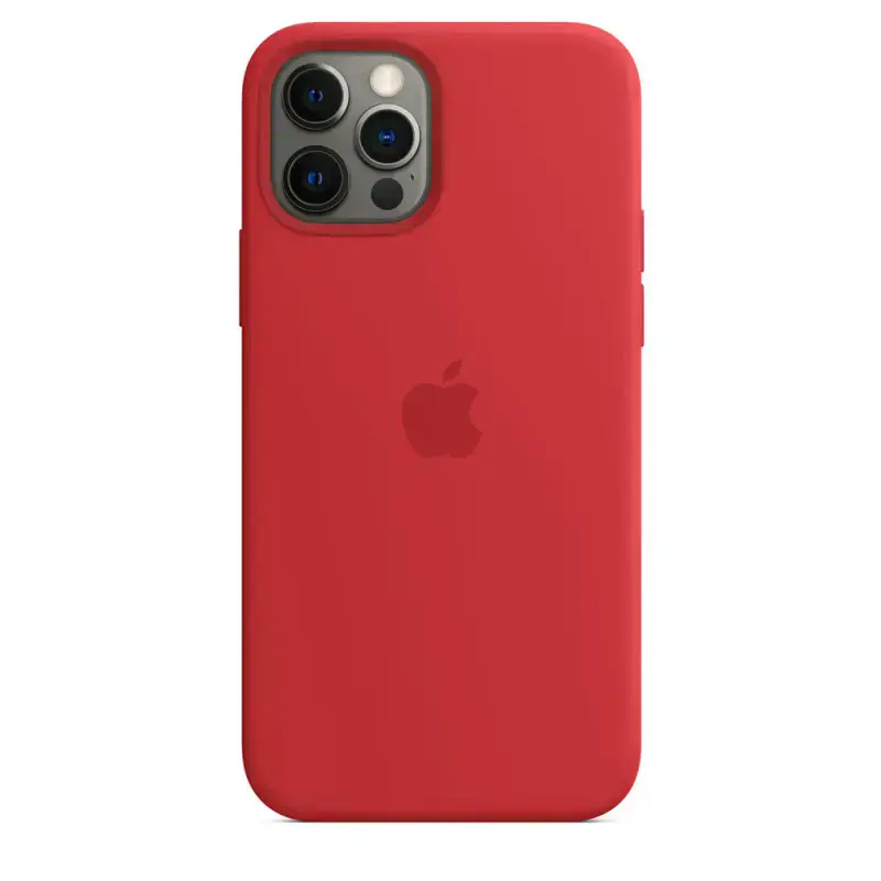 Чехол Apple iPhone 12 | 12 Pro Silicone Case with MagSafe Lux Copy - Red