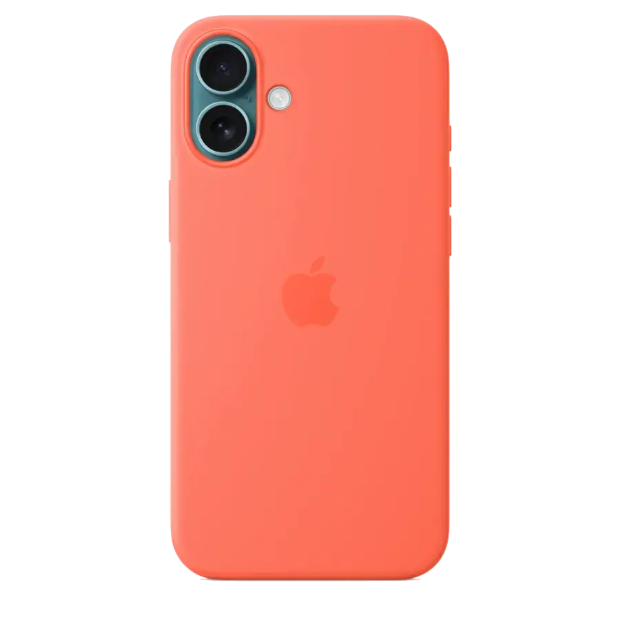 Чехол Apple iPhone 16 Plus Silicone Case with MagSafe - Tangerine (MDGT4)