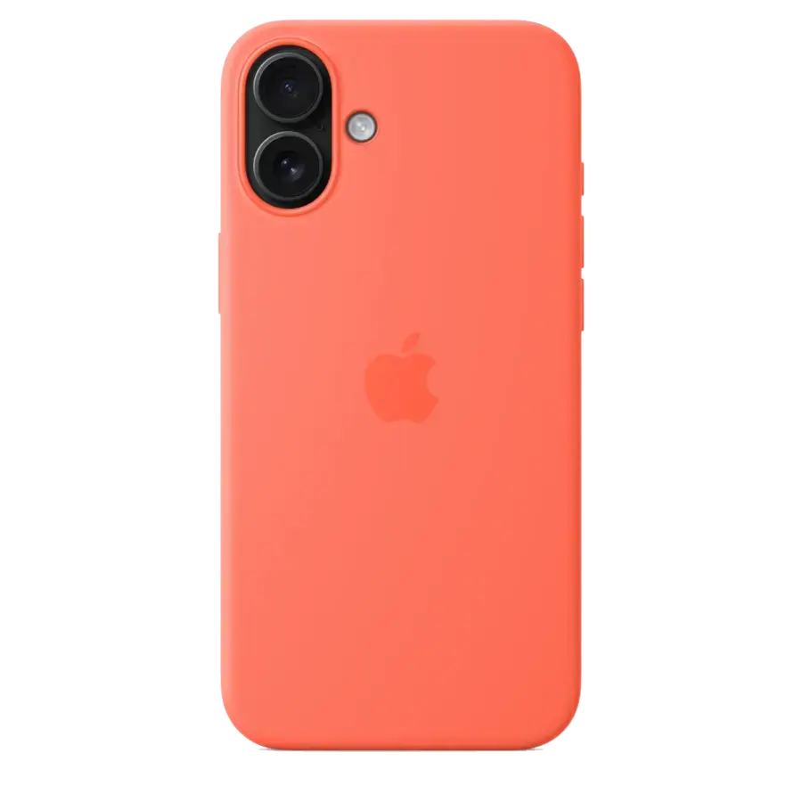 Чехол Apple iPhone 16 Plus Silicone Case with MagSafe - Tangerine (MDGT4)