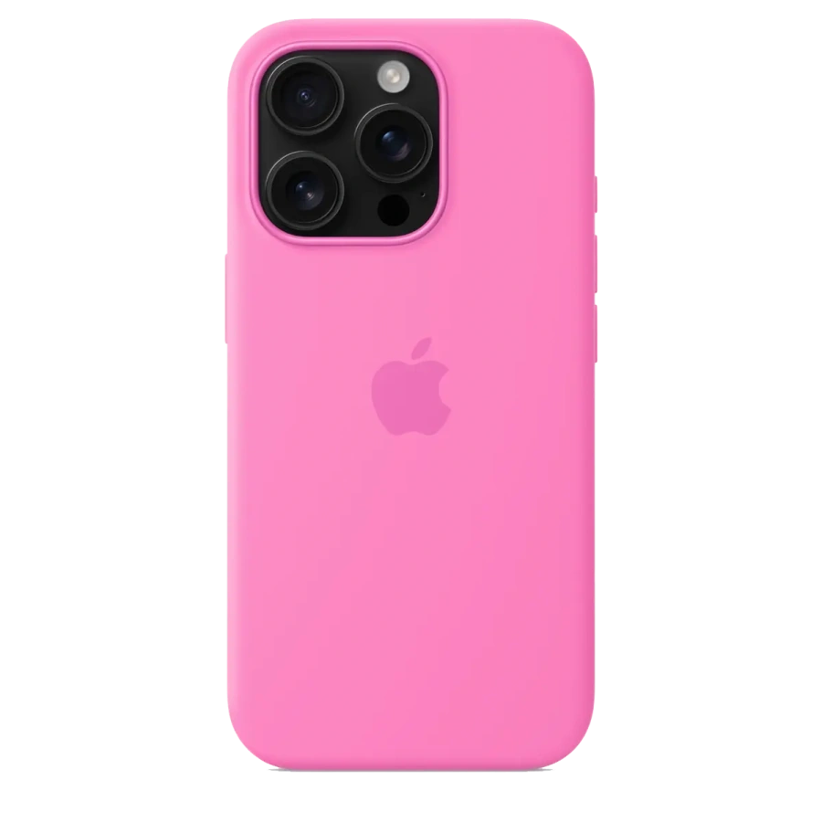 Чехол Apple iPhone 16 Pro Silicone Case with MagSafe Lux Copy - Peony