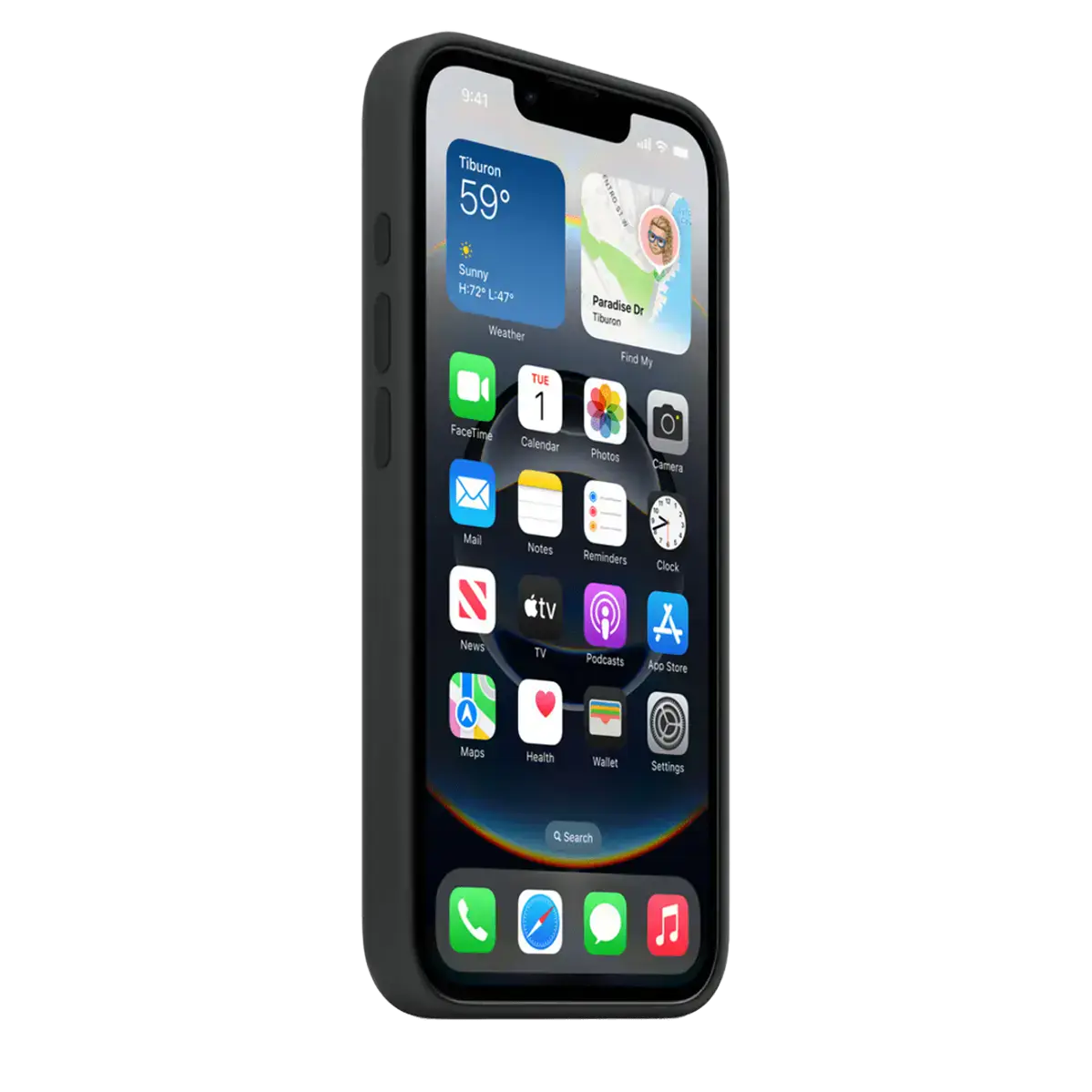 Чехол Apple iPhone 16e Silicone Case – Black (MD3N4)