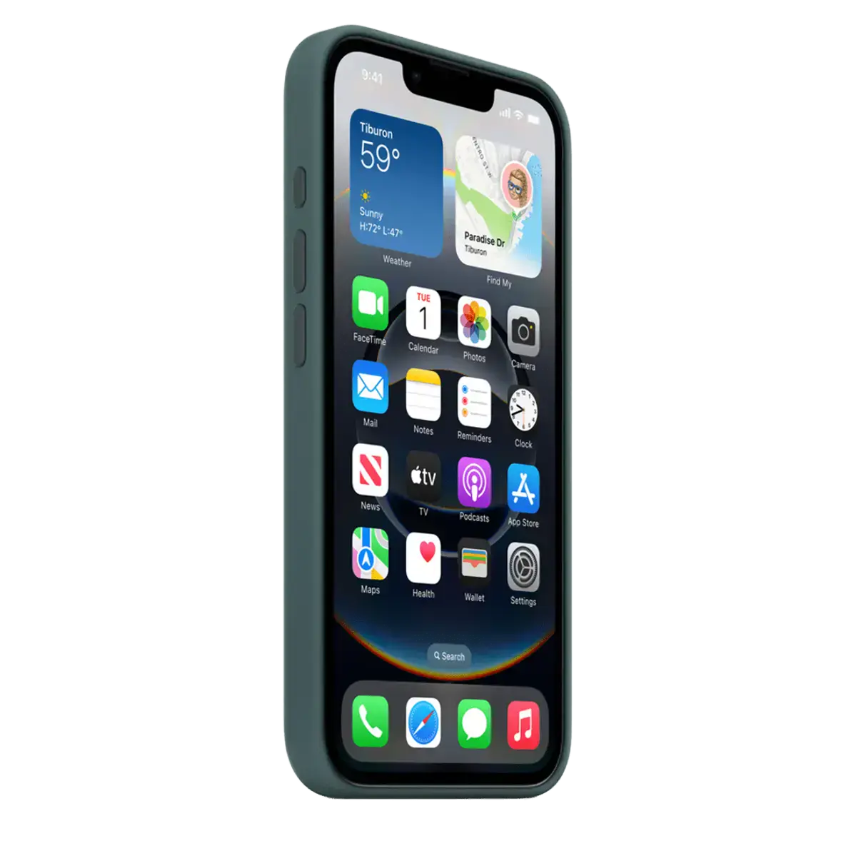 Чехол Apple iPhone 16e Silicone Case – Lake Green (MD3X4)