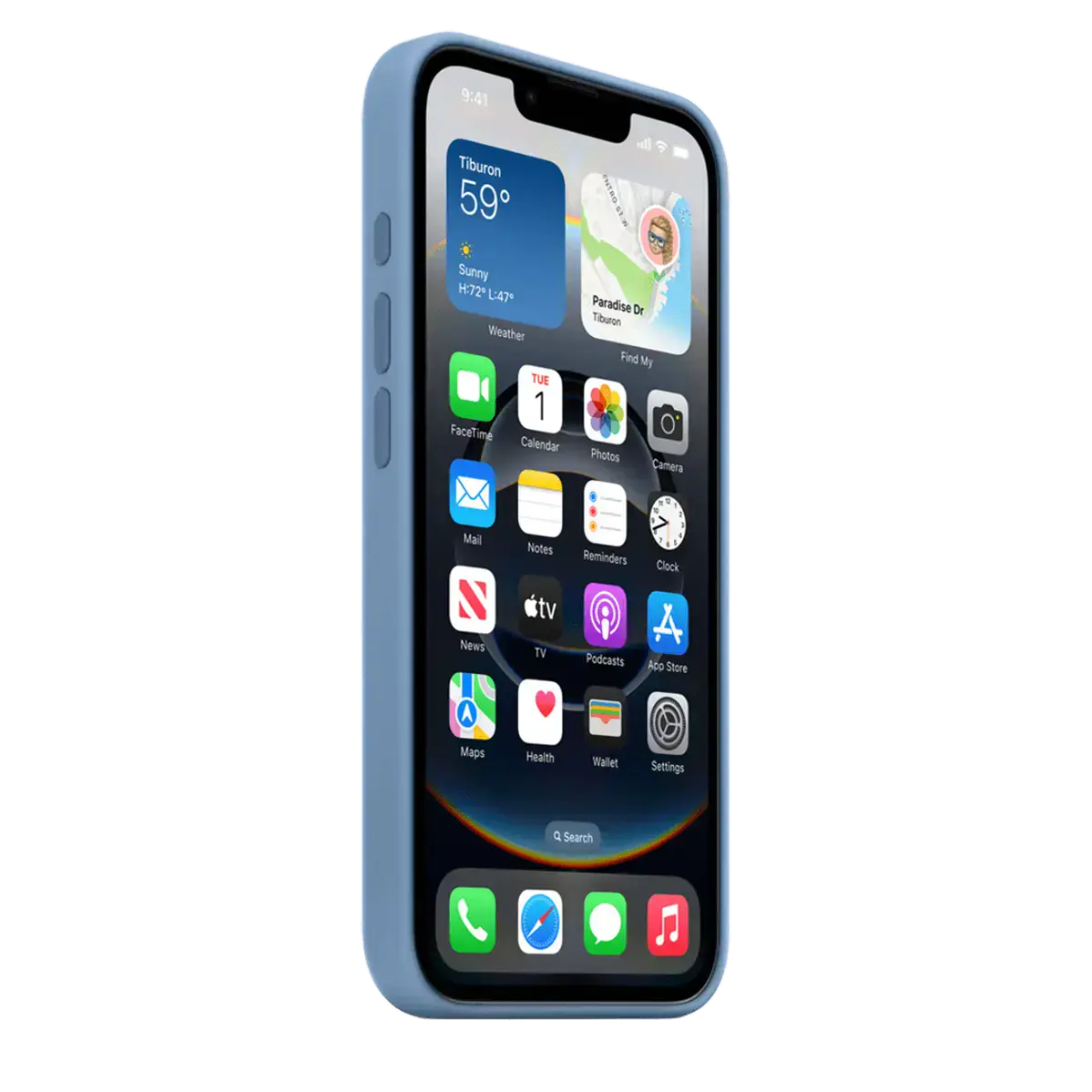 Чохол Apple iPhone 16e Silicone Case – Winter Blue (MD3Q4)