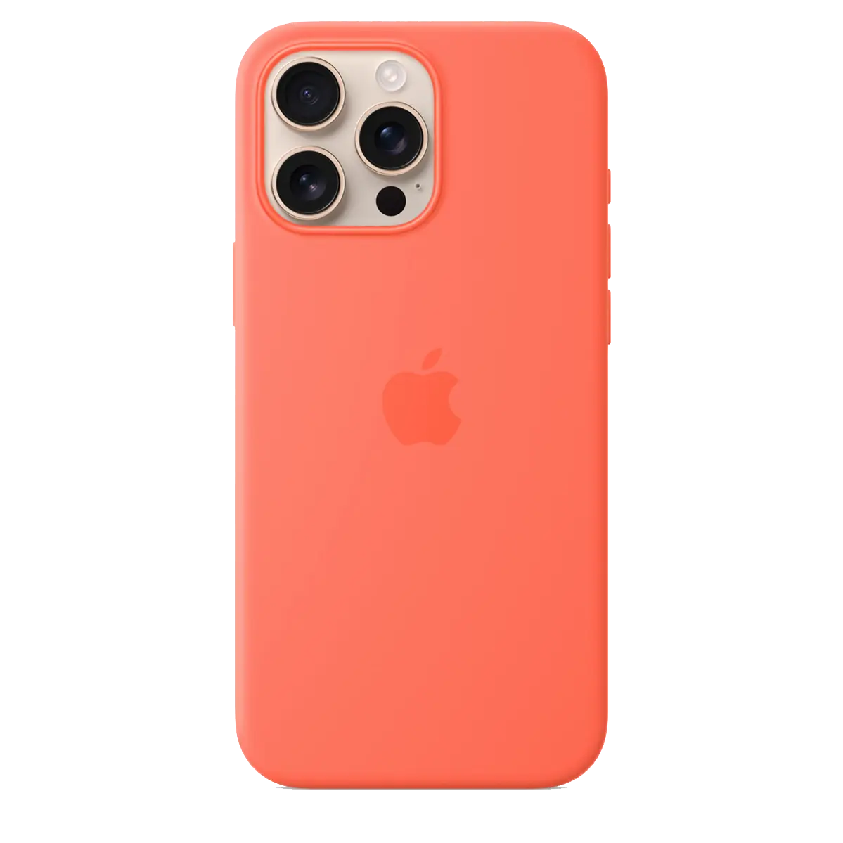 Чехол Apple iPhone 16 Pro Max Silicone Case with MagSafe Lux Copy - Tangerine