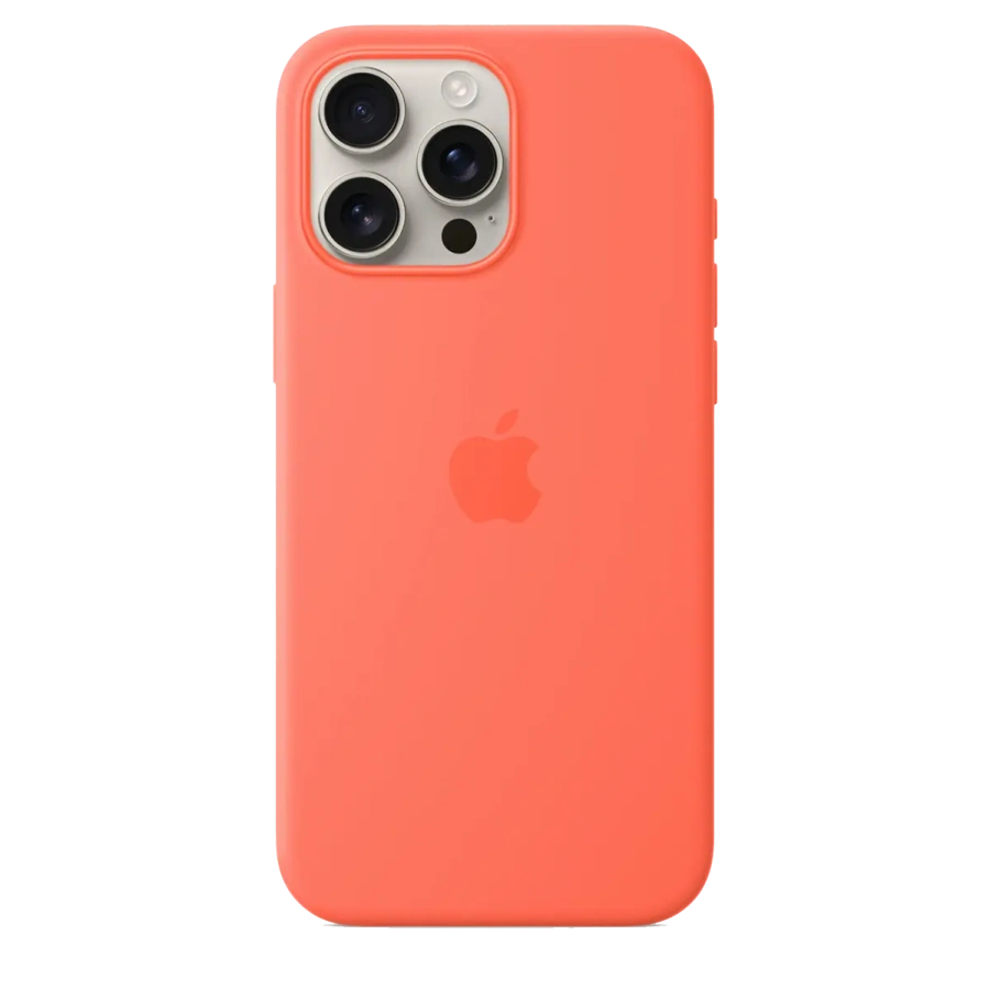 Чохол Apple iPhone 16 Pro Max Silicone Case with MagSafe Lux Copy - Tangerine