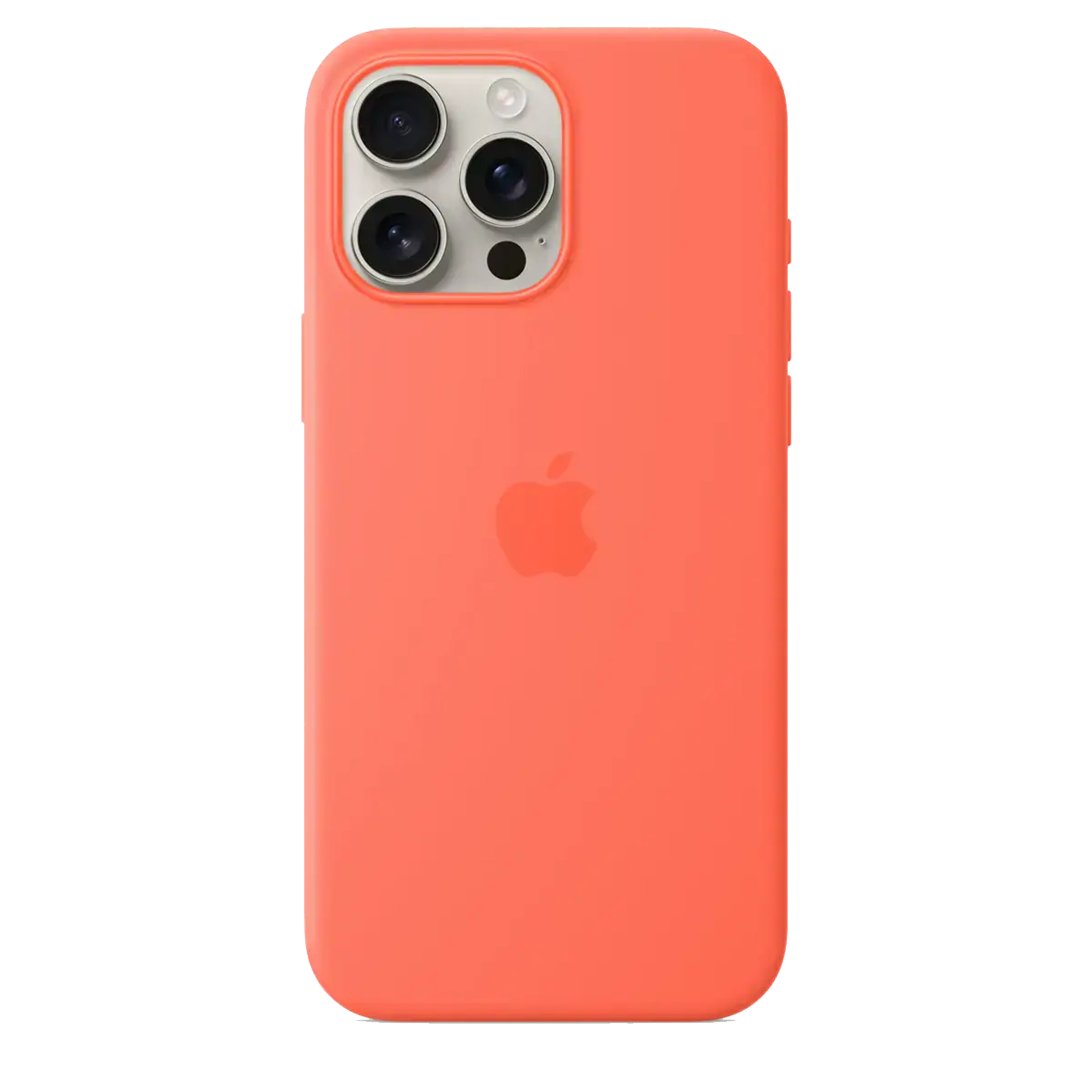 Чехол Apple iPhone 16 Pro Max Silicone Case with MagSafe - Tangerine (MDGX4)