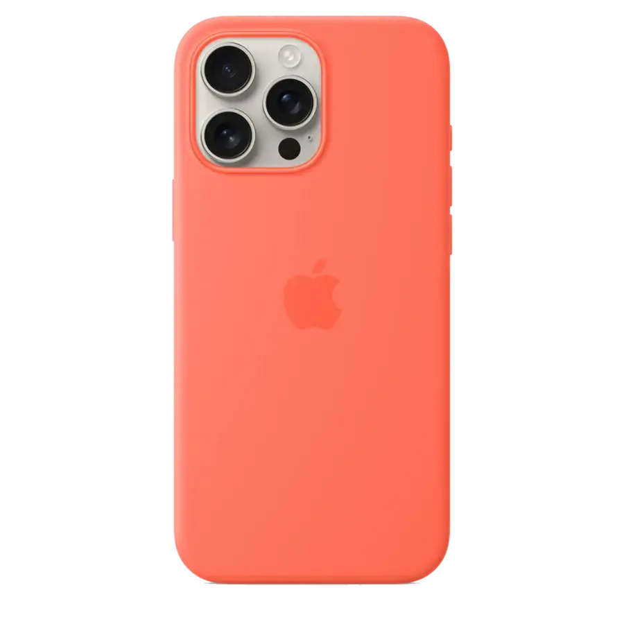 Чехол Apple iPhone 16 Pro Max Silicone Case with MagSafe - Tangerine (MDGX4)