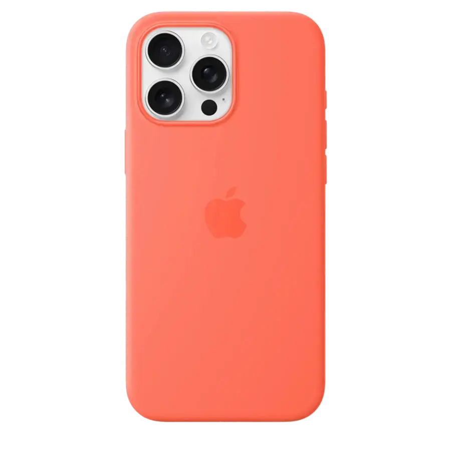 Чехол Apple iPhone 16 Pro Max Silicone Case with MagSafe - Tangerine (MDGX4)