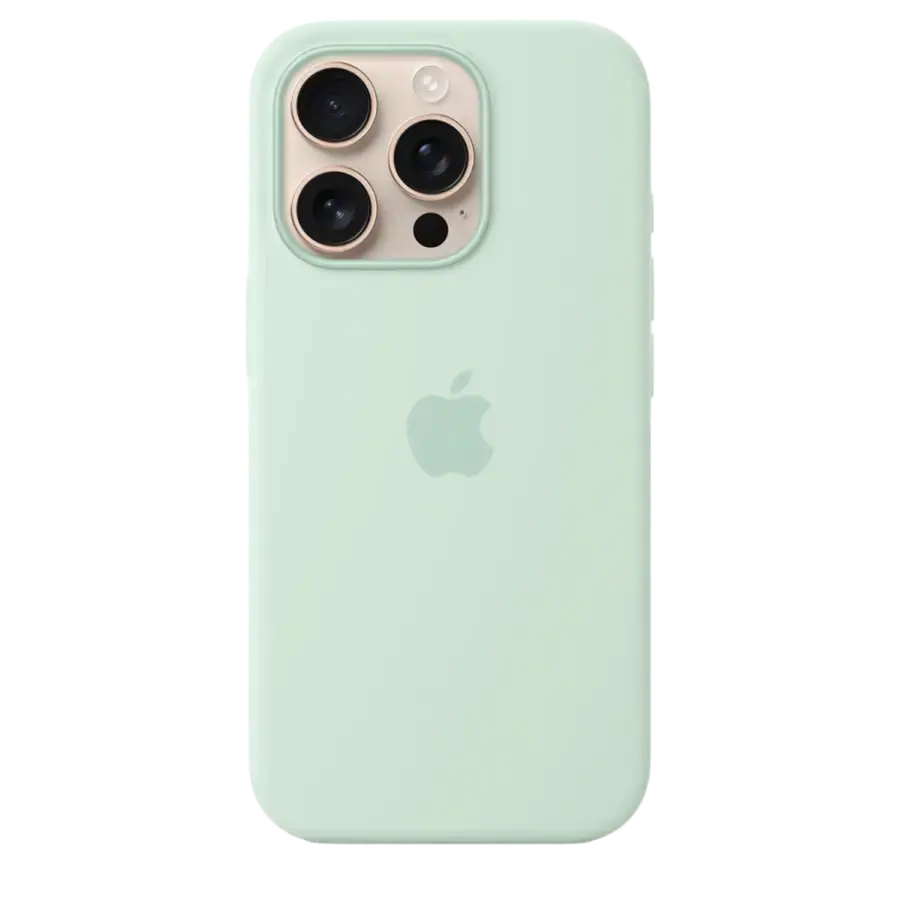 Чехол Apple iPhone 16 Pro Silicone Case with MagSafe - Aquamarine (MDG04)