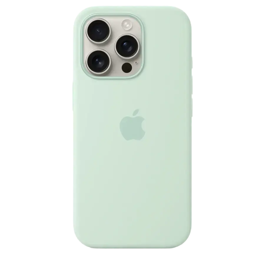 Чехол Apple iPhone 16 Pro Silicone Case with MagSafe - Aquamarine (MDG04)