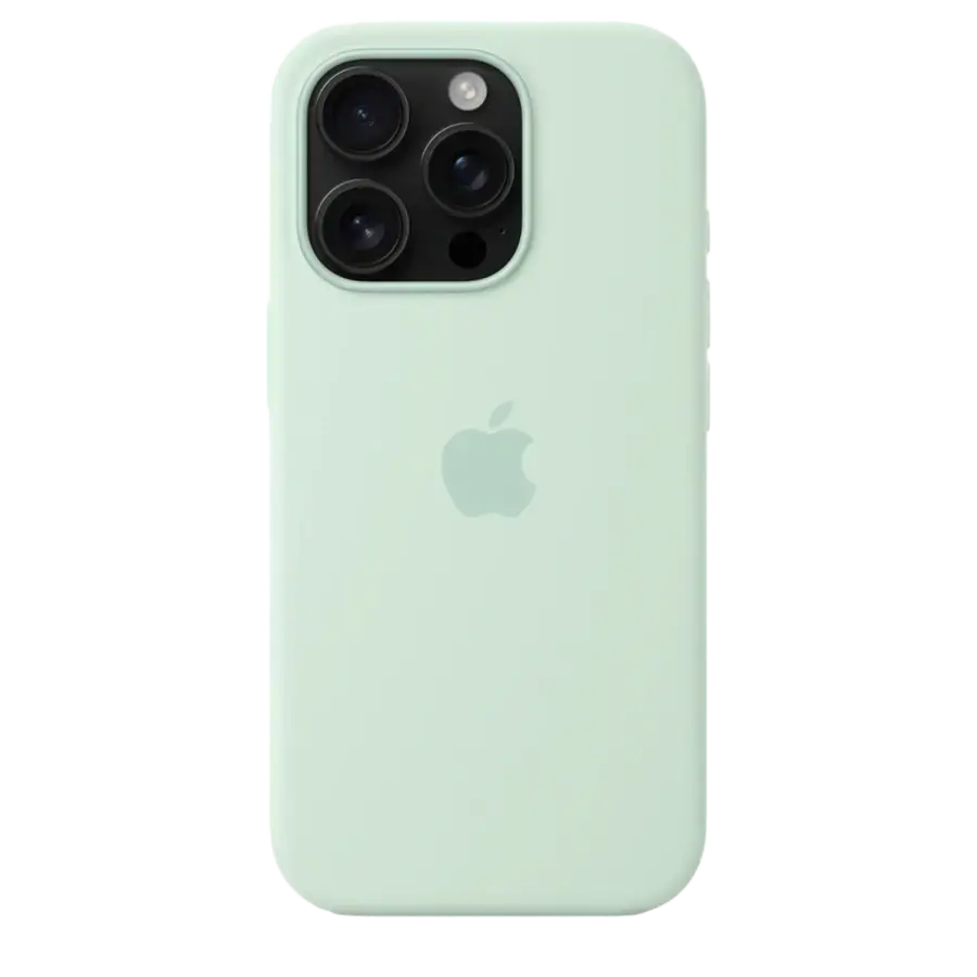 Чехол Apple iPhone 16 Pro Silicone Case with MagSafe - Aquamarine (MDG04)