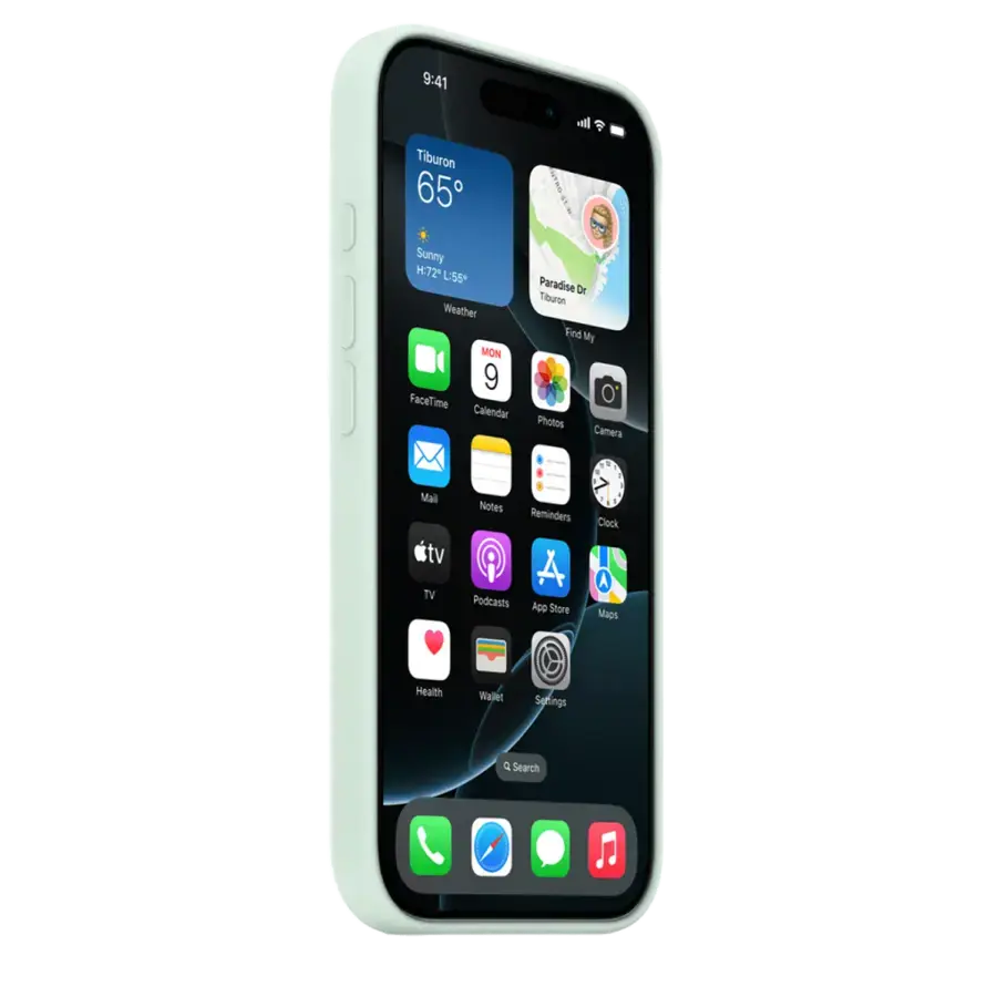 Чехол Apple iPhone 16 Pro Silicone Case with MagSafe - Aquamarine (MDG04)