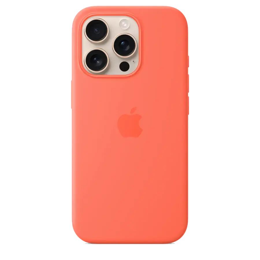 Чехол Apple iPhone 16 Pro Silicone Case with MagSafe - Tangerine (MDFY4)