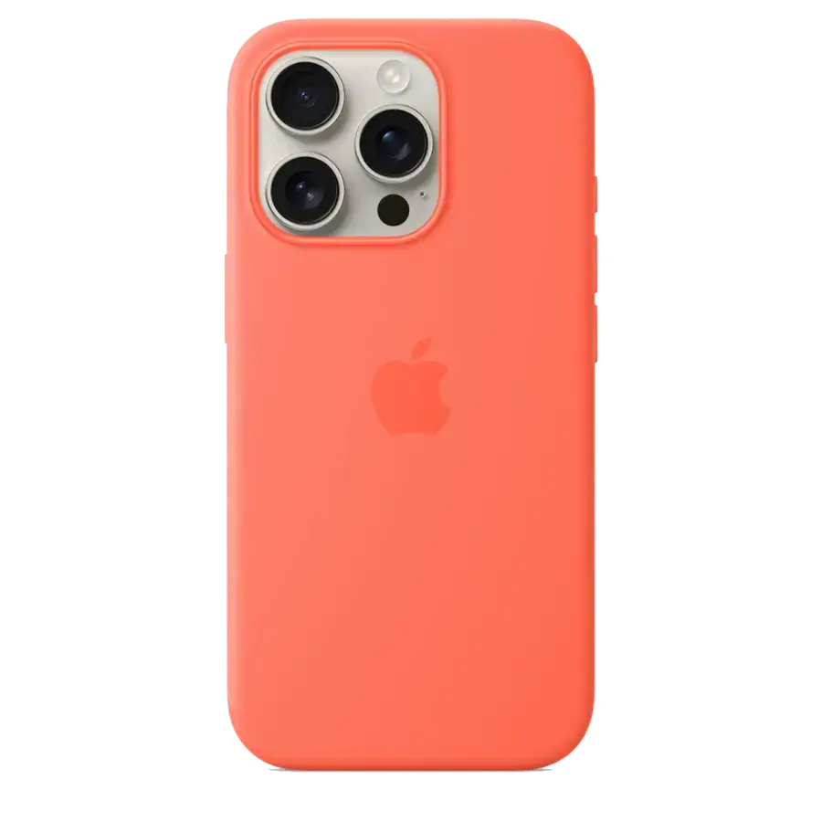 Чехол Apple iPhone 16 Pro Silicone Case with MagSafe - Tangerine (MDFY4)