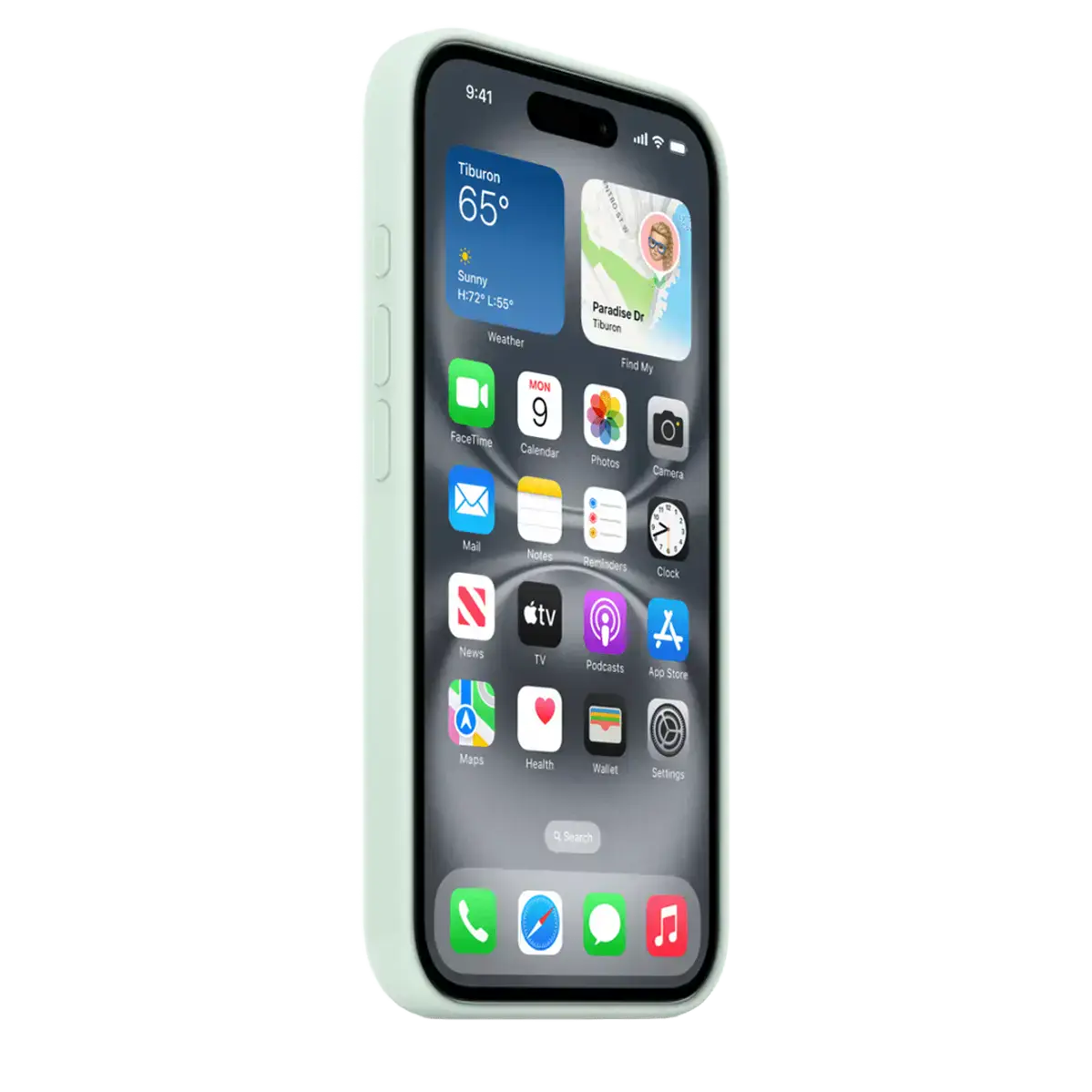 Чохол Apple iPhone 16 Silicone Case with MagSafe - Aquamarine (MDGP4)