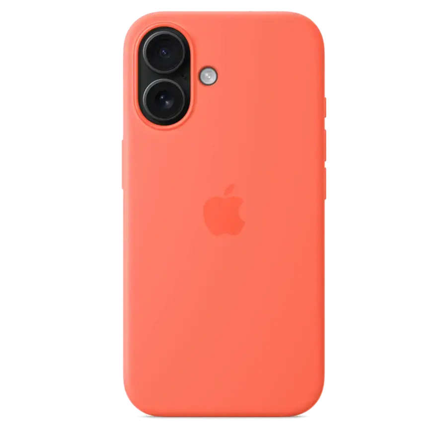 Чохол Apple iPhone 16 Silicone Case with MagSafe Lux Copy - Tangerine
