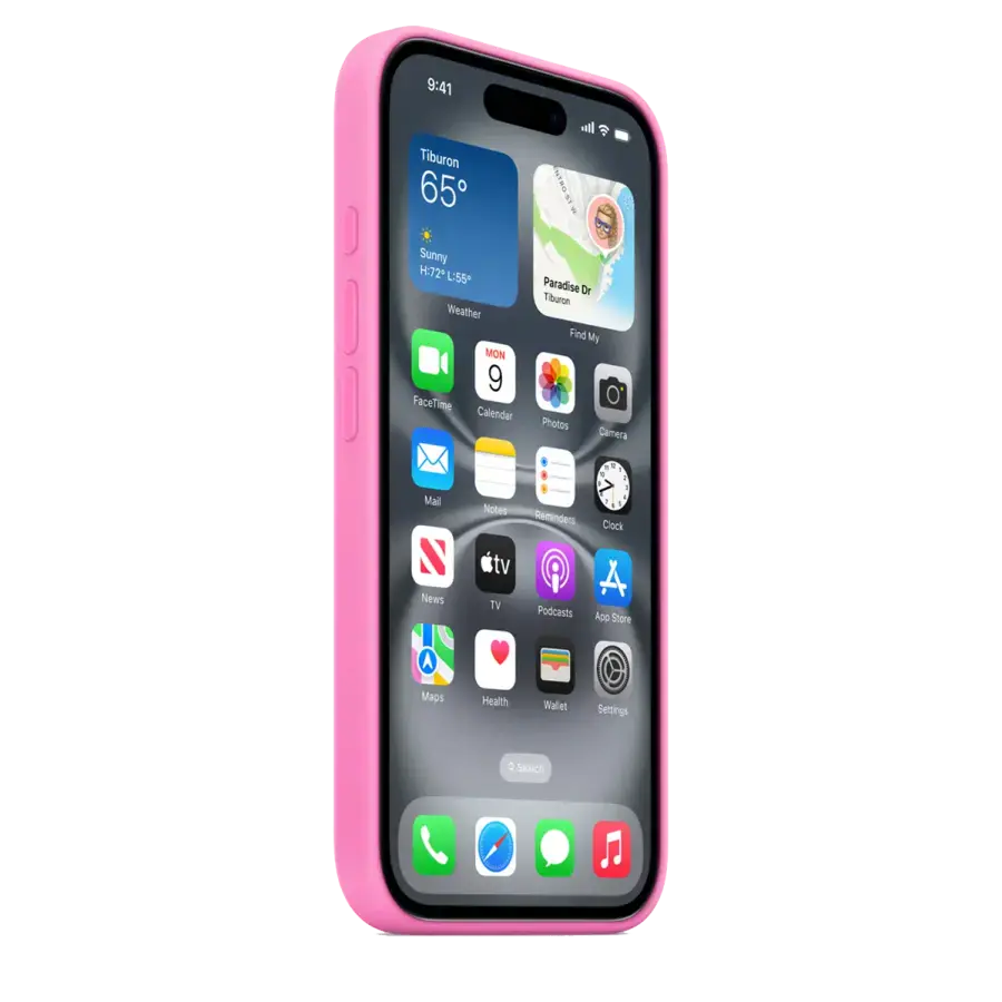 Чохол Apple iPhone 16 Silicone Case with MagSafe - Peony (MDGM4)