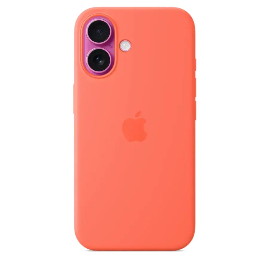 Чохол Apple iPhone 16 Silicone Case with MagSafe - Tangerine (MDGN4)