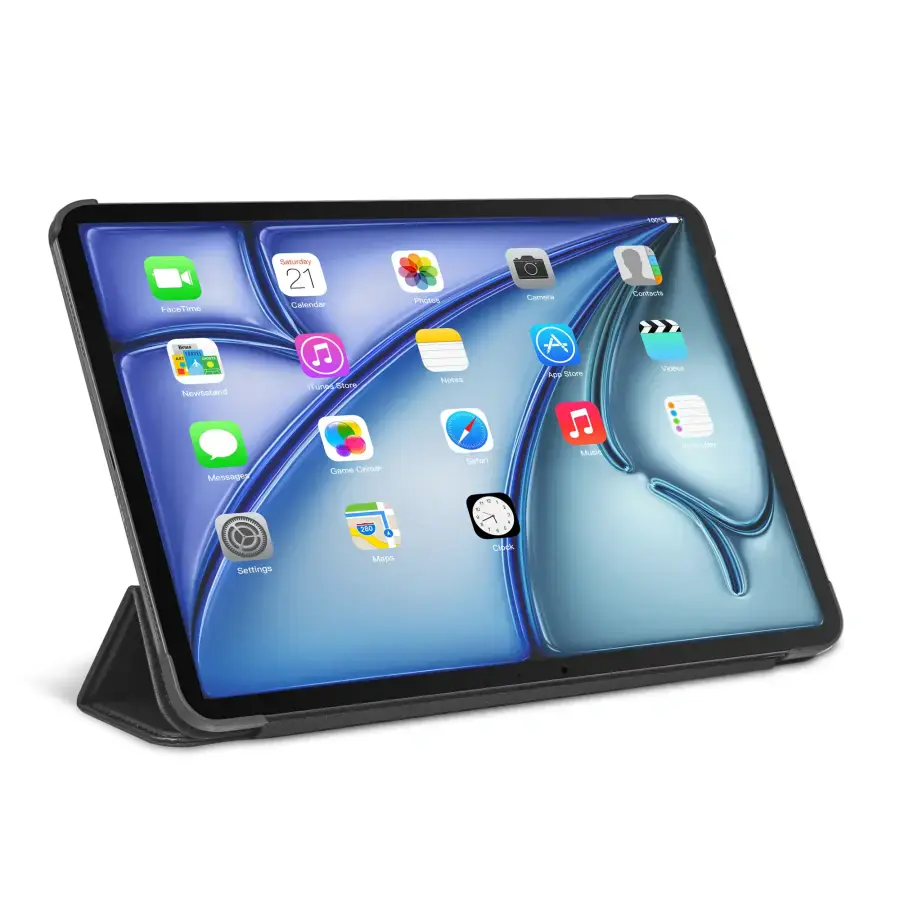 Чехол-книжка DECODED Textured Silicone Slim Case для iPad Air 11-inch [M2-M4] - Charcoal Black (D24IPAA109SC1CL)