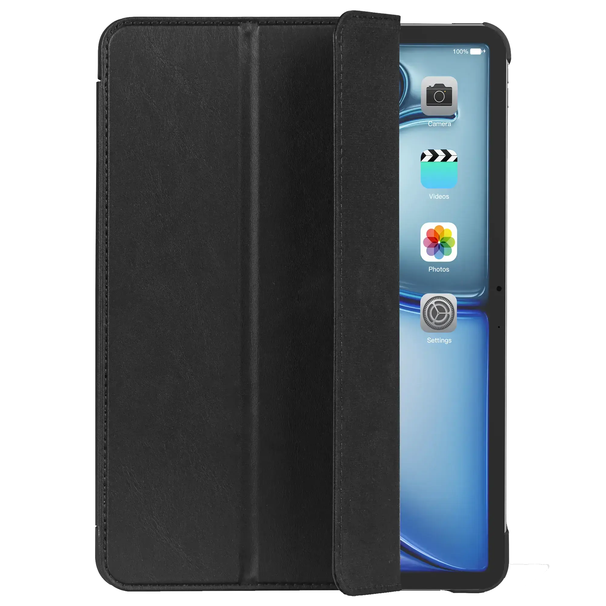 Чохол-книжка DECODED Textured Silicone Slim Case для iPad Air 11-inch [M3 and M2] - Charcoal Black (D24IPAA109SC1CL)