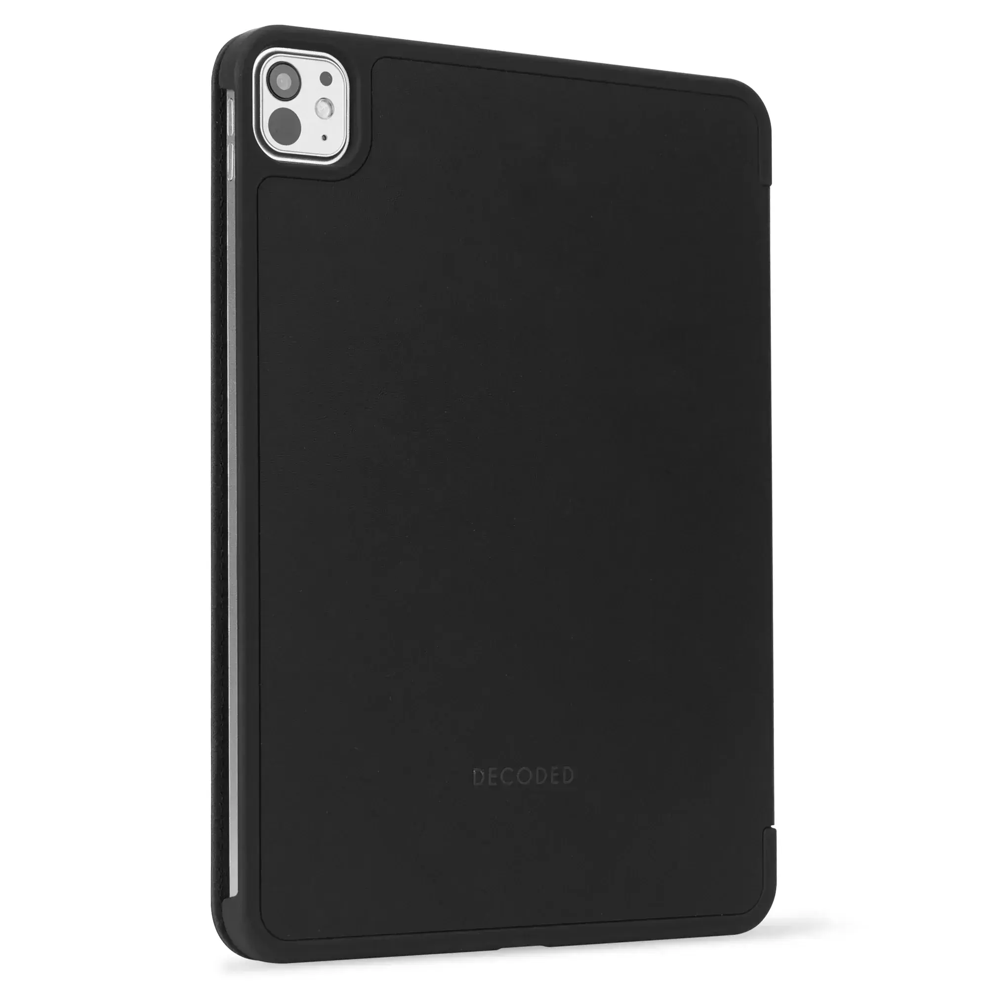 Чохол-книжка DECODED Textured Silicone Slim Case для iPad Pro 11" [M4] - Charcoal Black (D24IPAP11SC1CL)